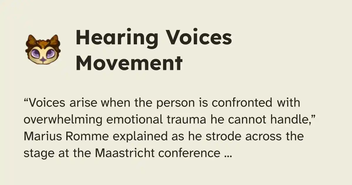 Hearing Voices Movement